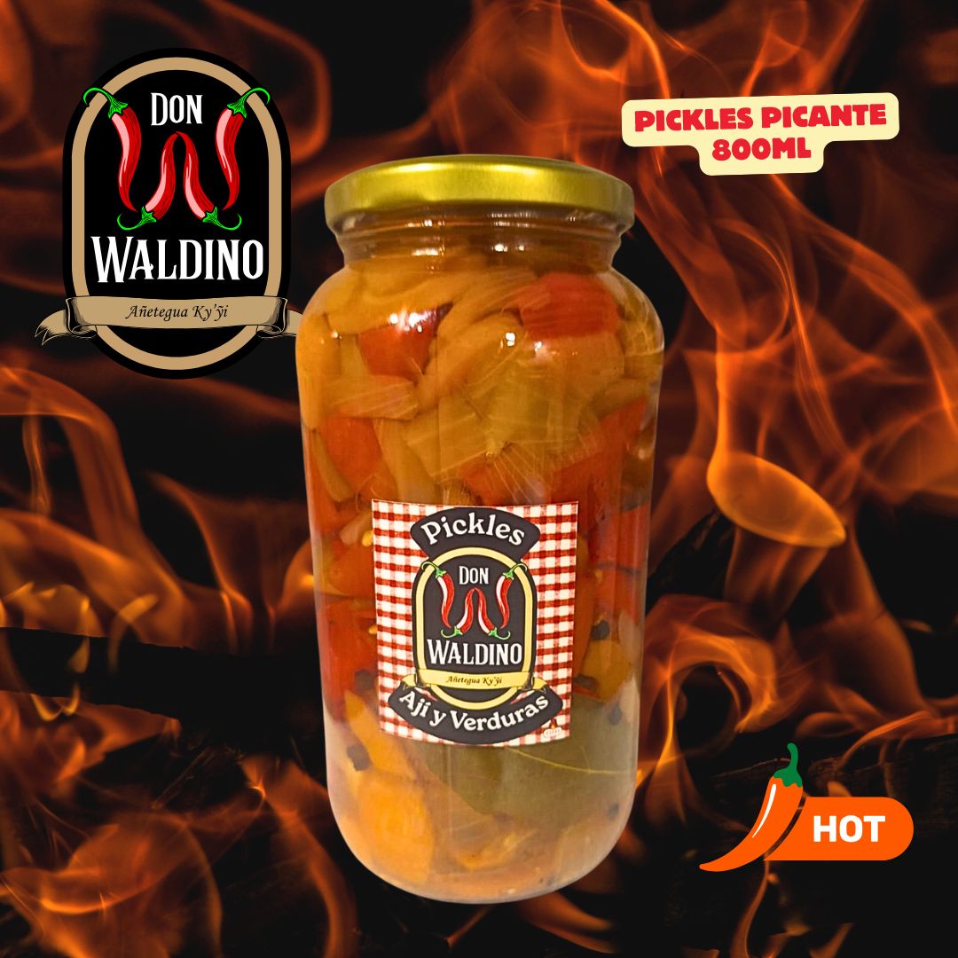 Pickles Picantes de Ají y Verduras Don Waldino